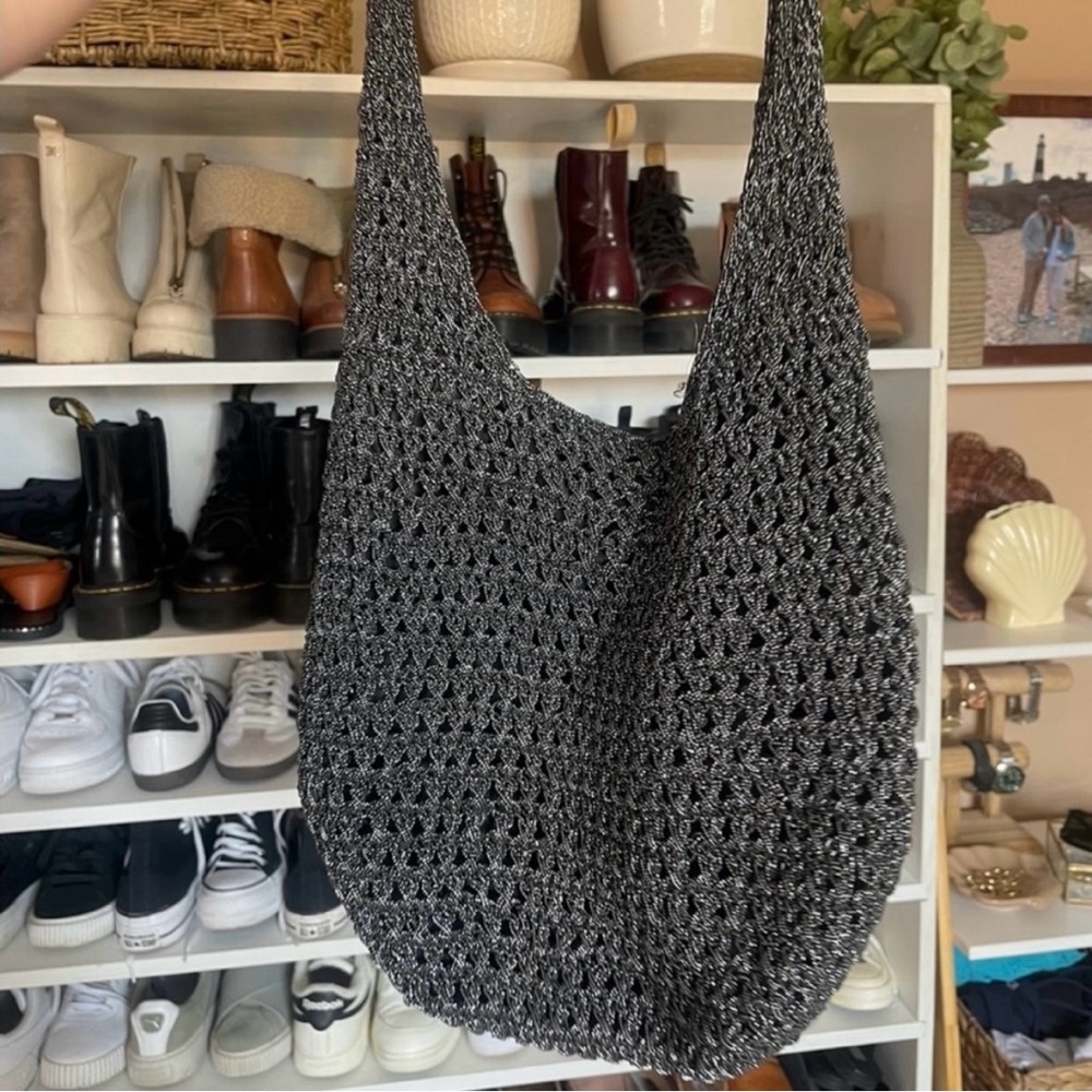Express sparkly sparkle shoulder bag
